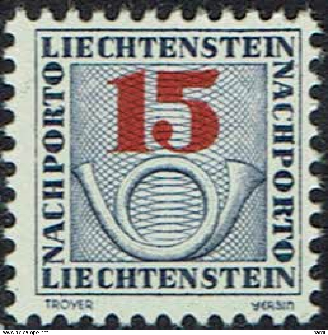 Liechtenstein 1940, MiNr.: 23, Porto Postfrisch - Impuesto