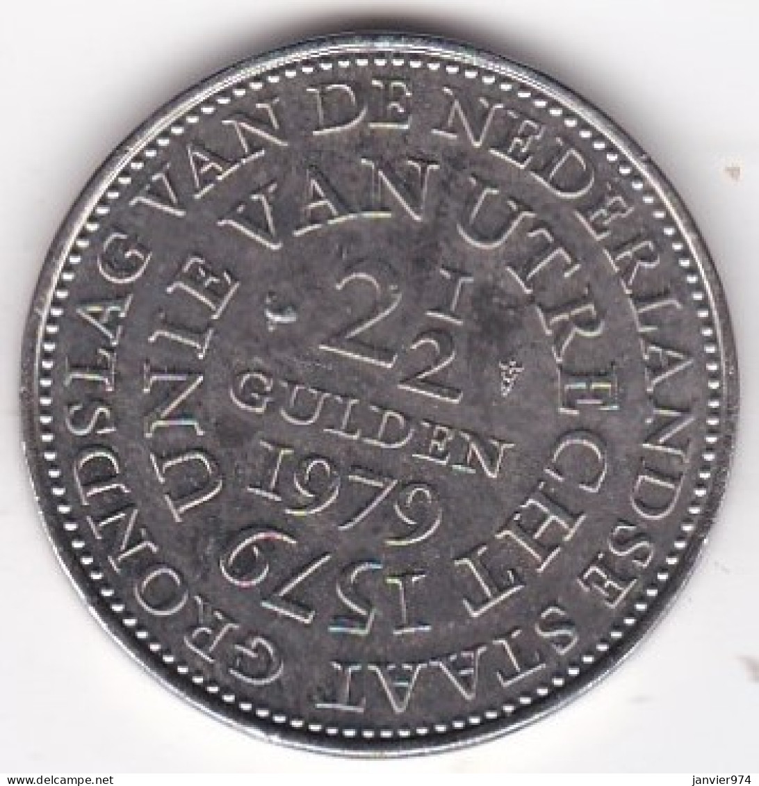 Pays Bas 2½ Gulden 1967 Union Of Utrecht, Juliana, En Nickel, KM# 197 - 1948-1980: Juliana