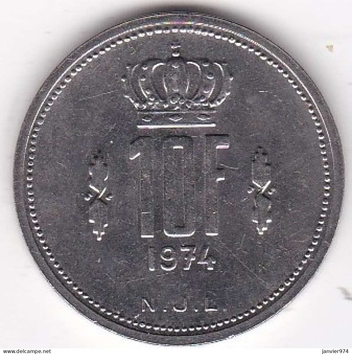 Luxembourg 10 Francs 1974, Jean , En Nickel , KM# 57 - Luxembourg