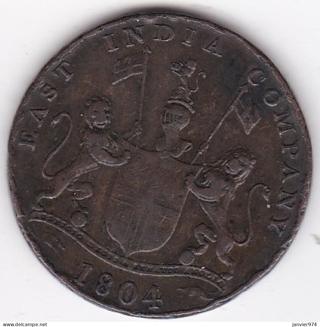 Sumatra , East India Compagny, 4 Kepings AH 1219 - 1804, En Cuivre, KM# 267 - - Indonesien