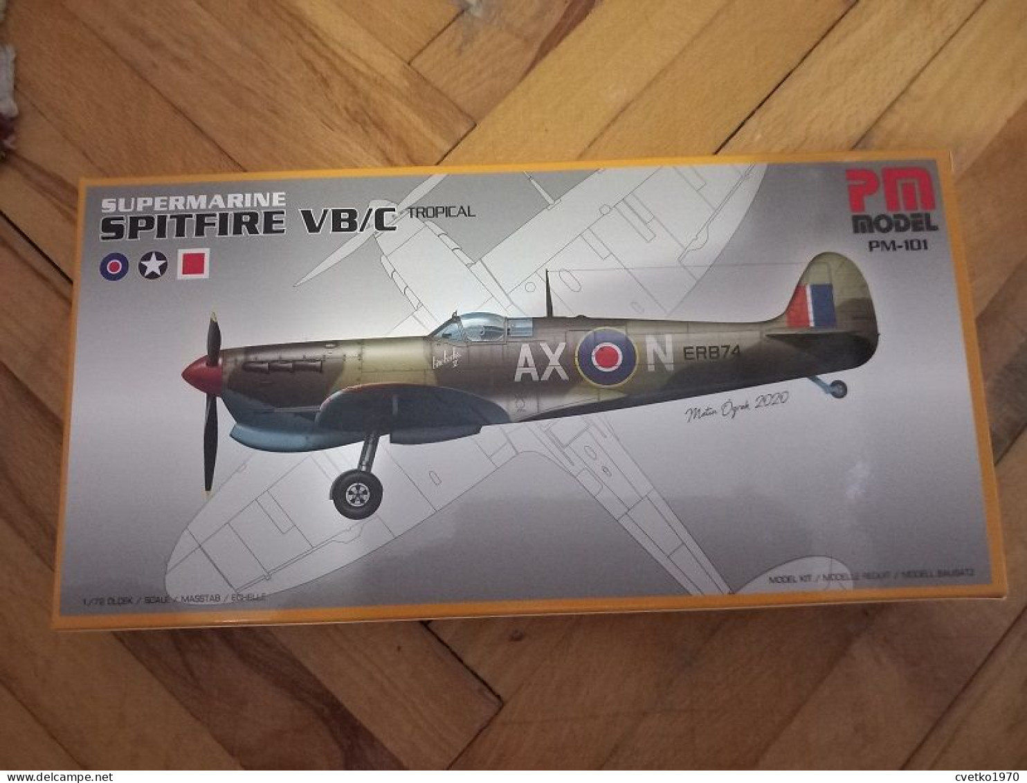 Supermarine Spitfire VB/C Tropical, 1/72, PM Model - Luchtvaart