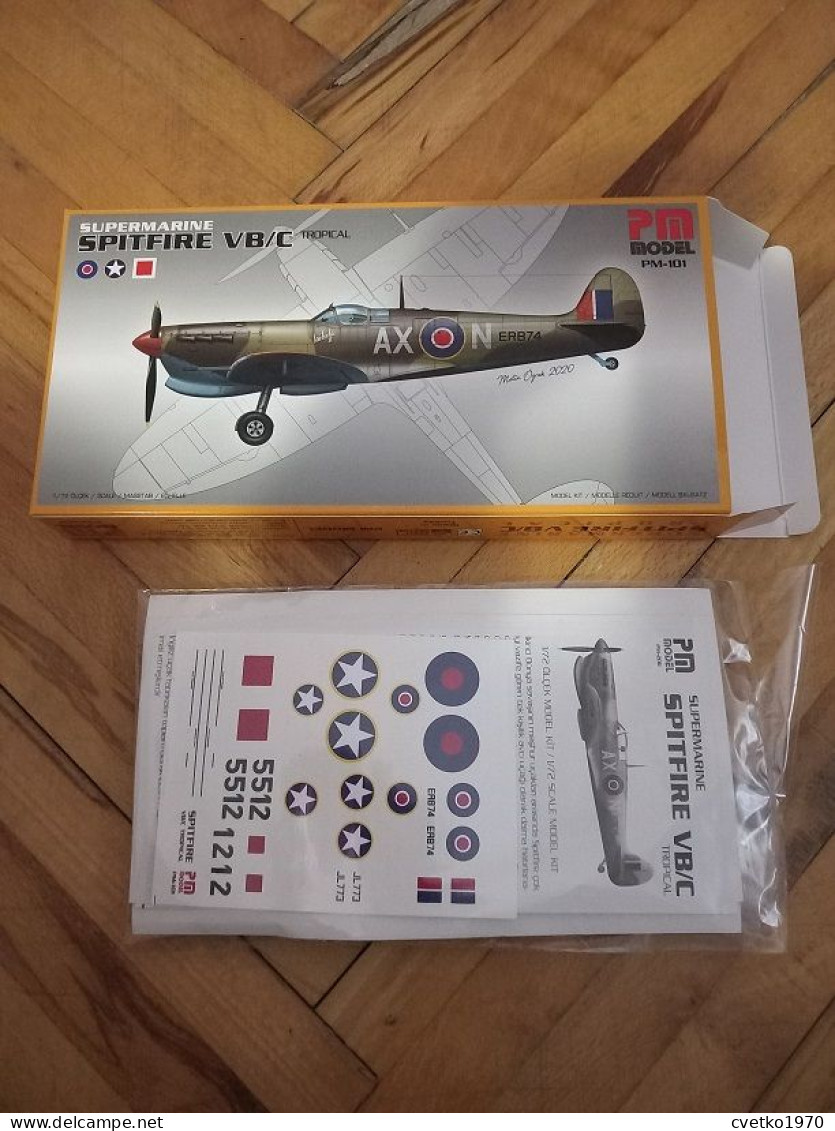 Supermarine Spitfire VB/C Tropical, 1/72, PM Model - Avions & Hélicoptères