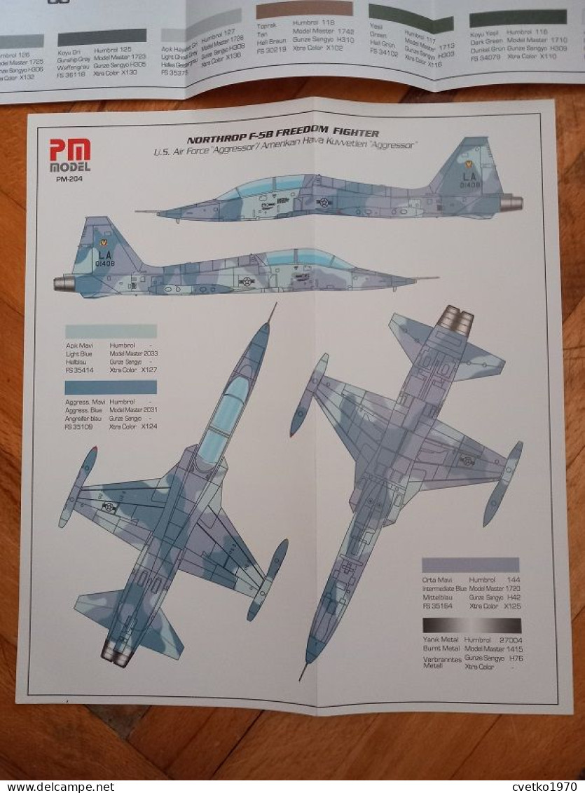 Northrop Freedom Fighter F-5B, 1/72, PM Model - Aviones & Helicópteros