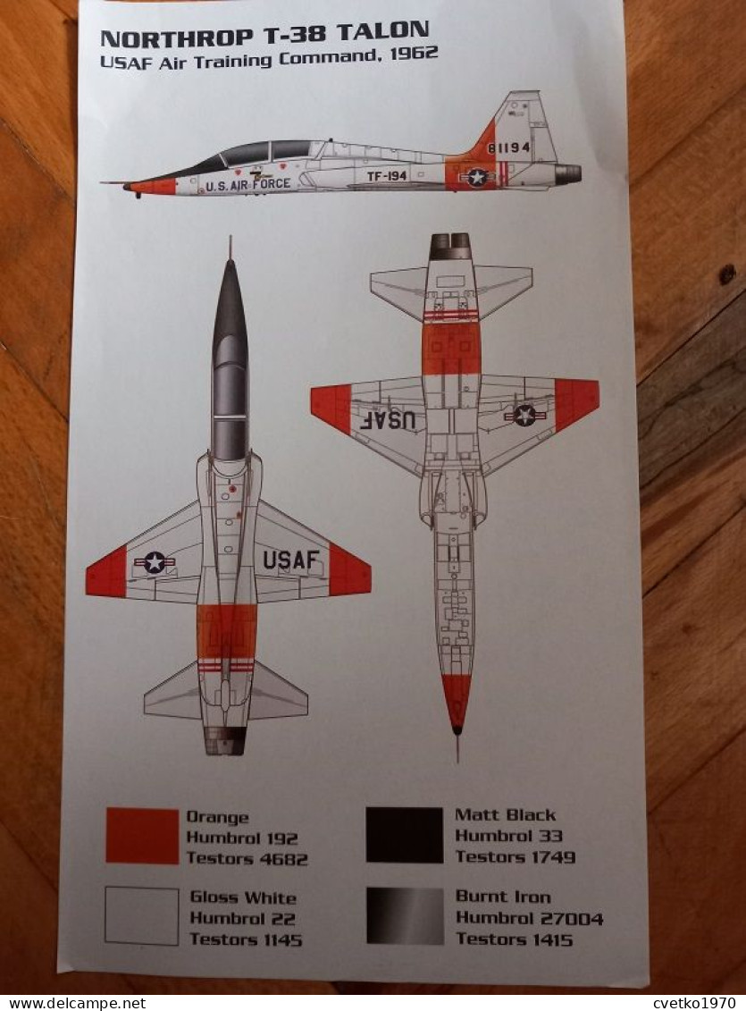 Northrop T-38A Talon, 1/72, PM Model