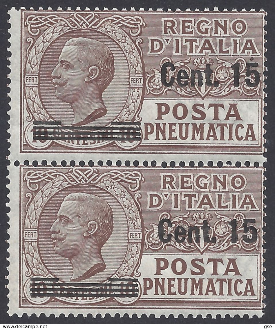ITALIA 1924-5 - Sassone 4** (x2) - Posta Pneumatica | - Rohrpost