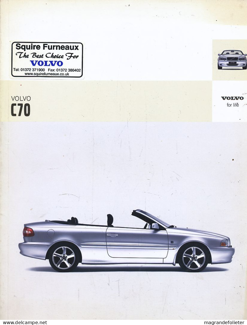 CATALOGUE VOITURE VOLVO C70 - Voitures