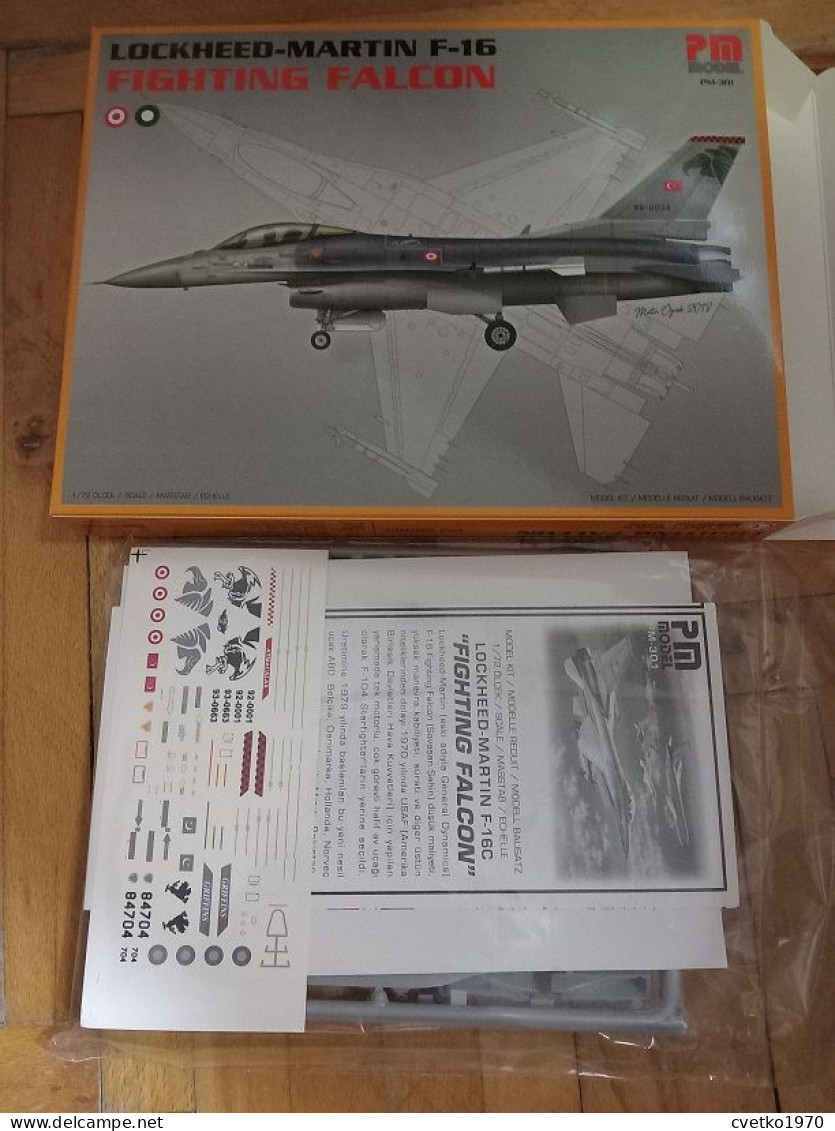 F-16 Fighting Falcon, 1/72, PM Model - Airplanes & Helicopters