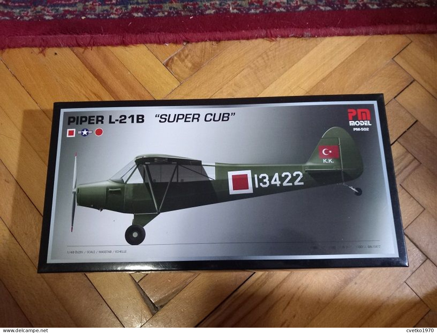 Piper L-21B Super Cub, 1/48, PM Model - Luchtvaart