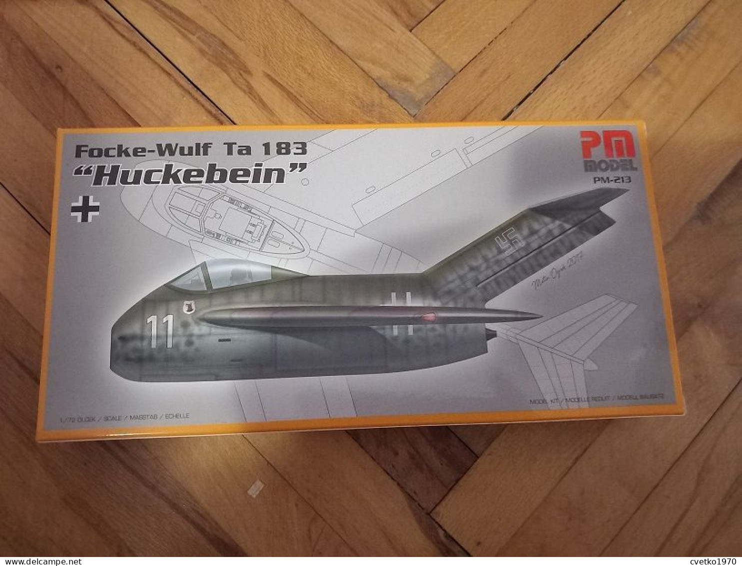 Focke-Wulf Ta-183 "Huckebein", 1/72, PM Model - Luchtvaart