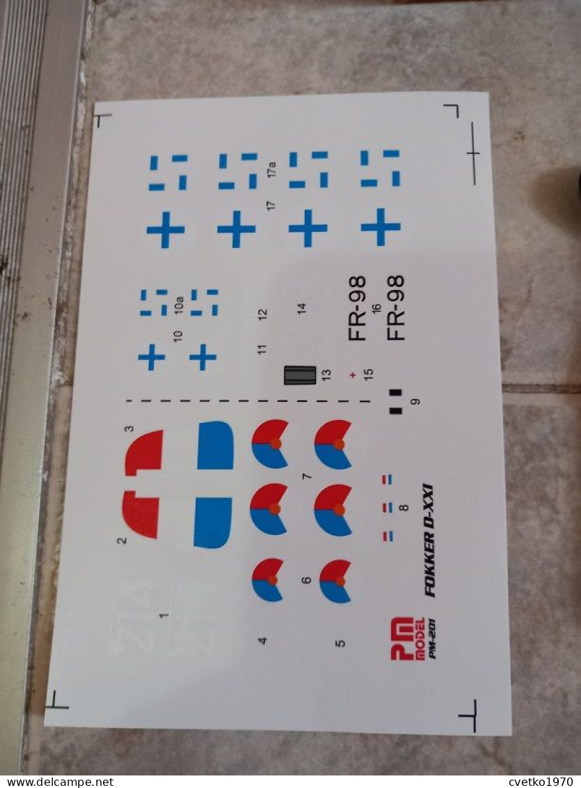 Fokker D-XXI (summer), 1/72, PM Model - Flugzeuge & Hubschrauber