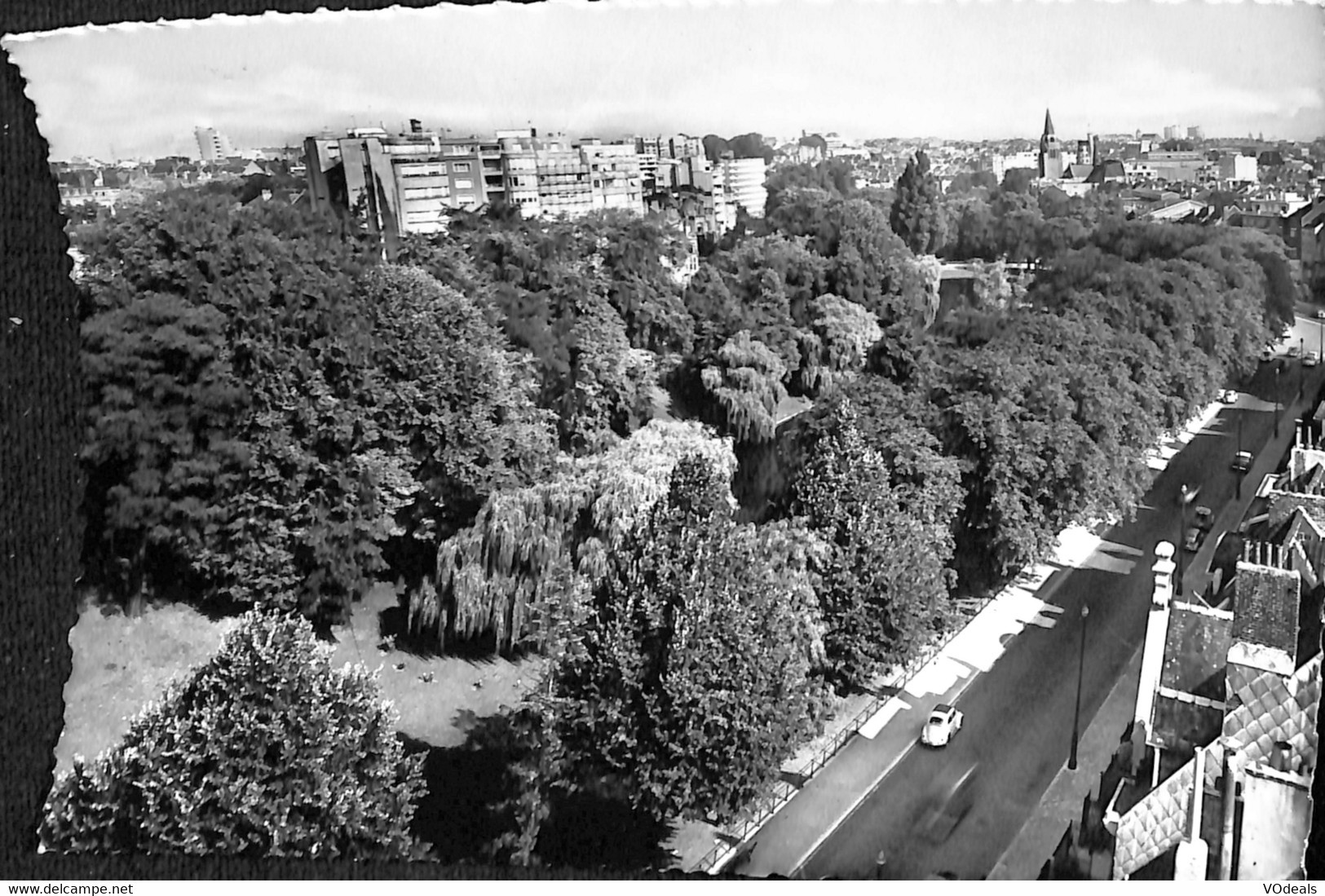 Belgique - Bruxelles - Ixelles - Vue Aériennede L'Etang - Photo Véritable - Bromophoto - Elsene - Ixelles