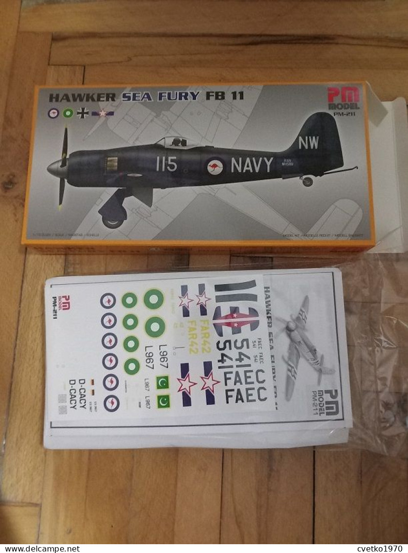 Hawker Sea Fury FB.11, 1/72, PM Model - Luchtvaart