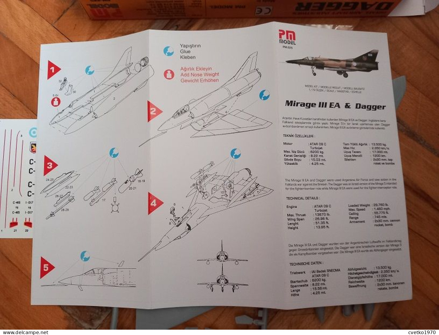 IAI Dagger, 1/72, PM Model