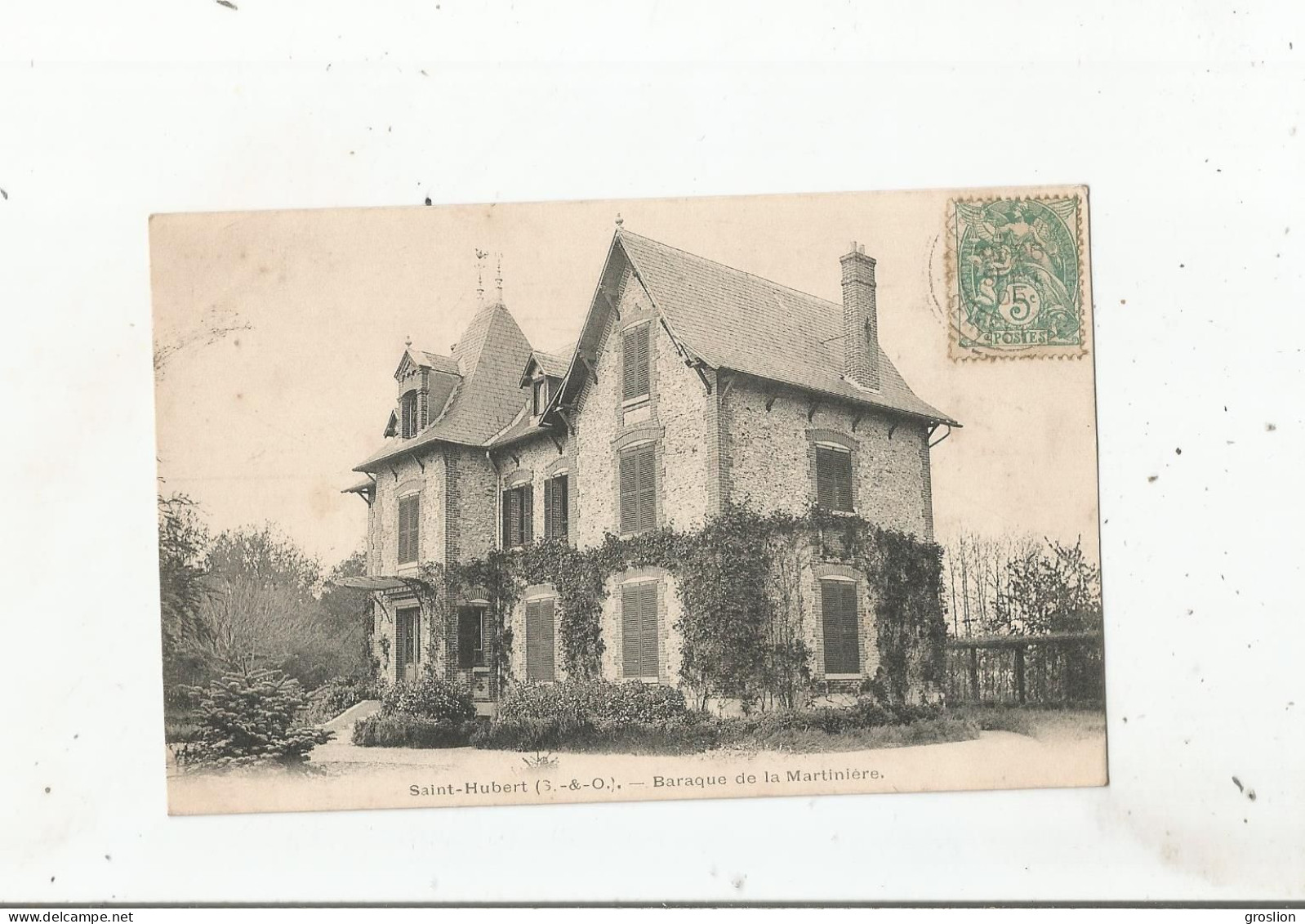 SAINT HUBERT (S ET O ) LE PERRAY EN YVELINES BARAQUE DE LA MARTINIERE 1905 - Le Perray En Yvelines