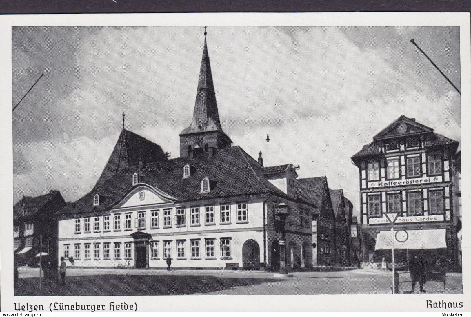 Germany PPC Uelzen, (Lüneburger Heide) Rathaus Verlag Rudolf Rase, Hamburg (2 Scans) - Uelzen