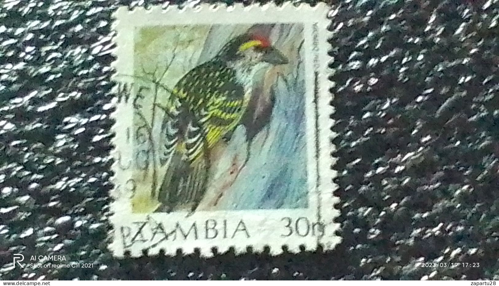 ZAMBİYA-  1987     30N  BİRDS   USED - Used Stamps