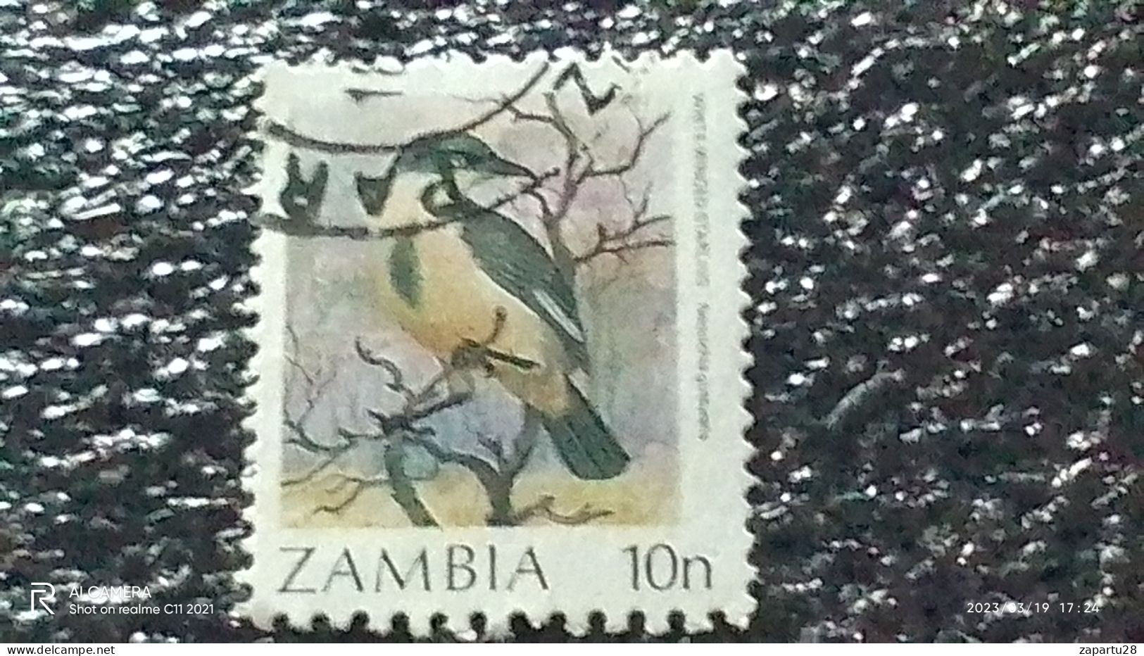 ZAMBİYA-  1987     10N  BİRDS   USED - Usados