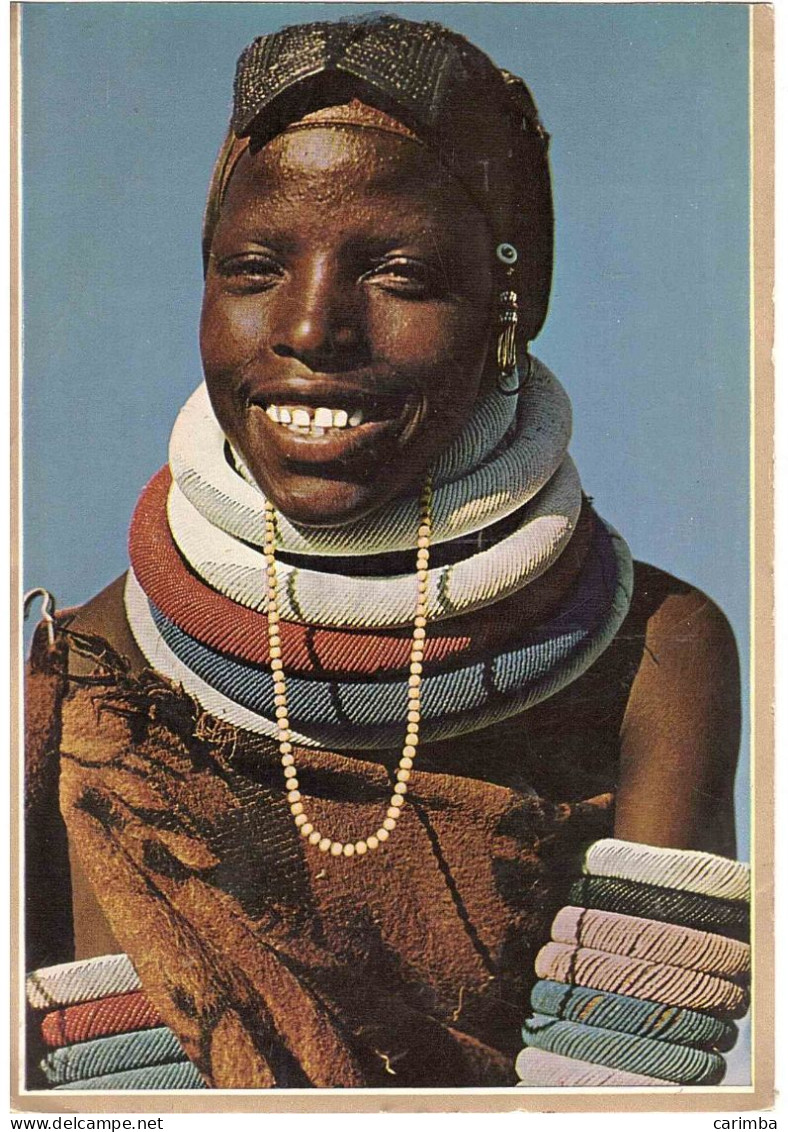 CARTOLINA PER BELGIO  AN NDEBELE WOMAN SOUTH AFRICA - Lettres & Documents