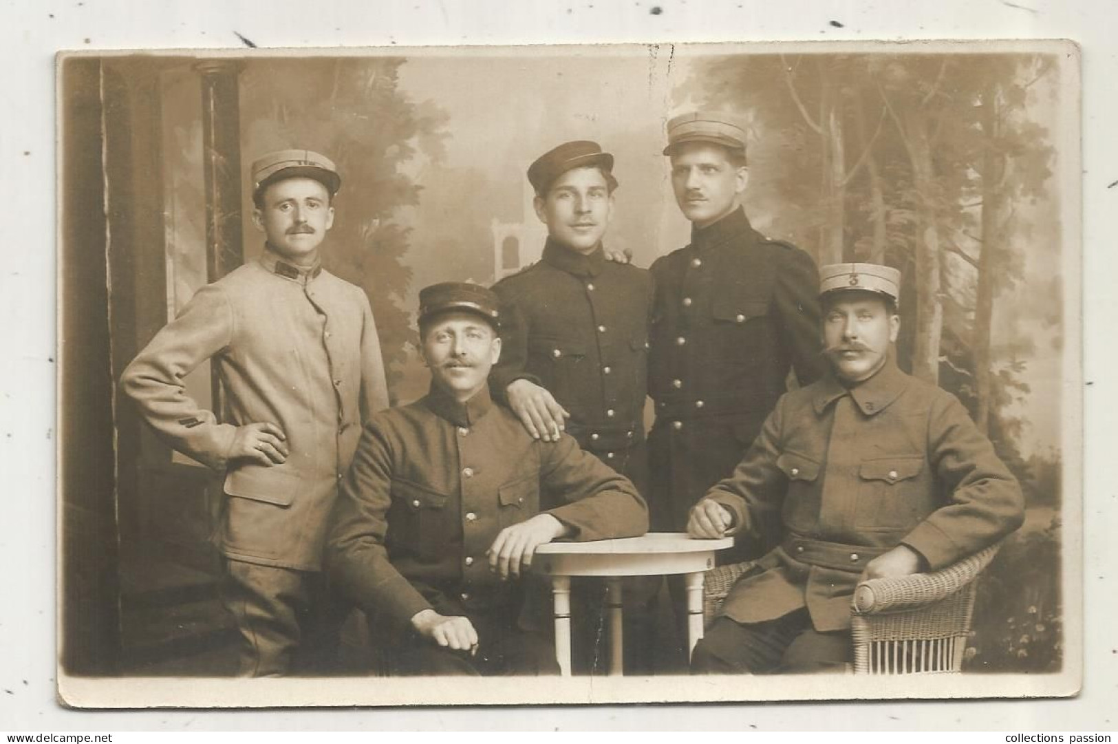 Cp, Carte Photo  , Militaria, Militaires ,  Vierge - Characters