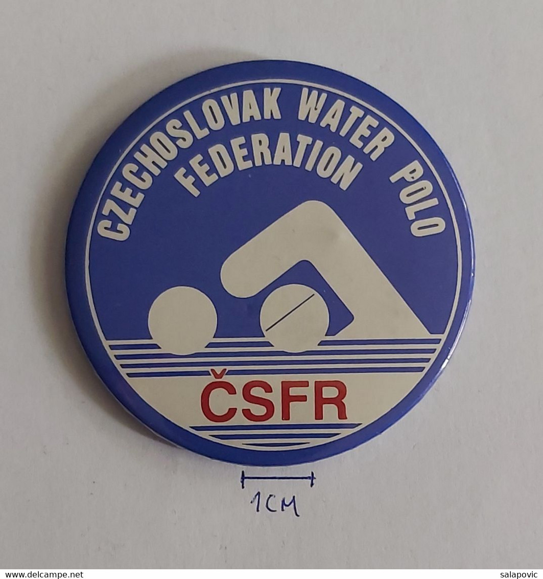 CZECHOSLOVAK WATER POLO FEDERATION Badge  PLAST - Fencing