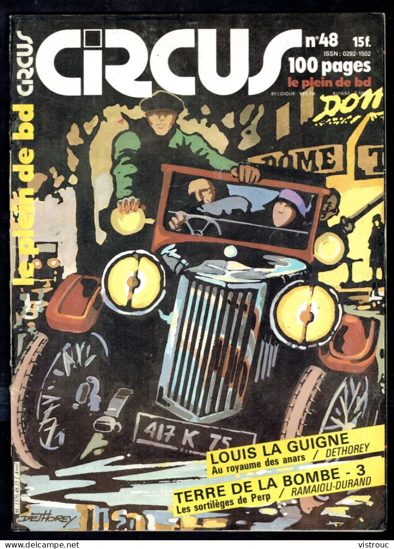 "CIRCUS  N° 48" - GLENAT - 1982. - Circus