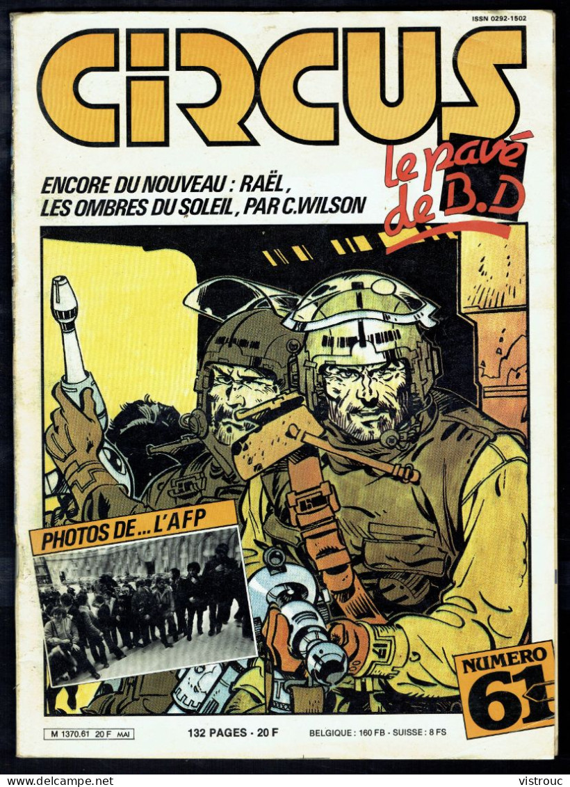 "CIRCUS  N° 61" - GLENAT - 1983. - Circus