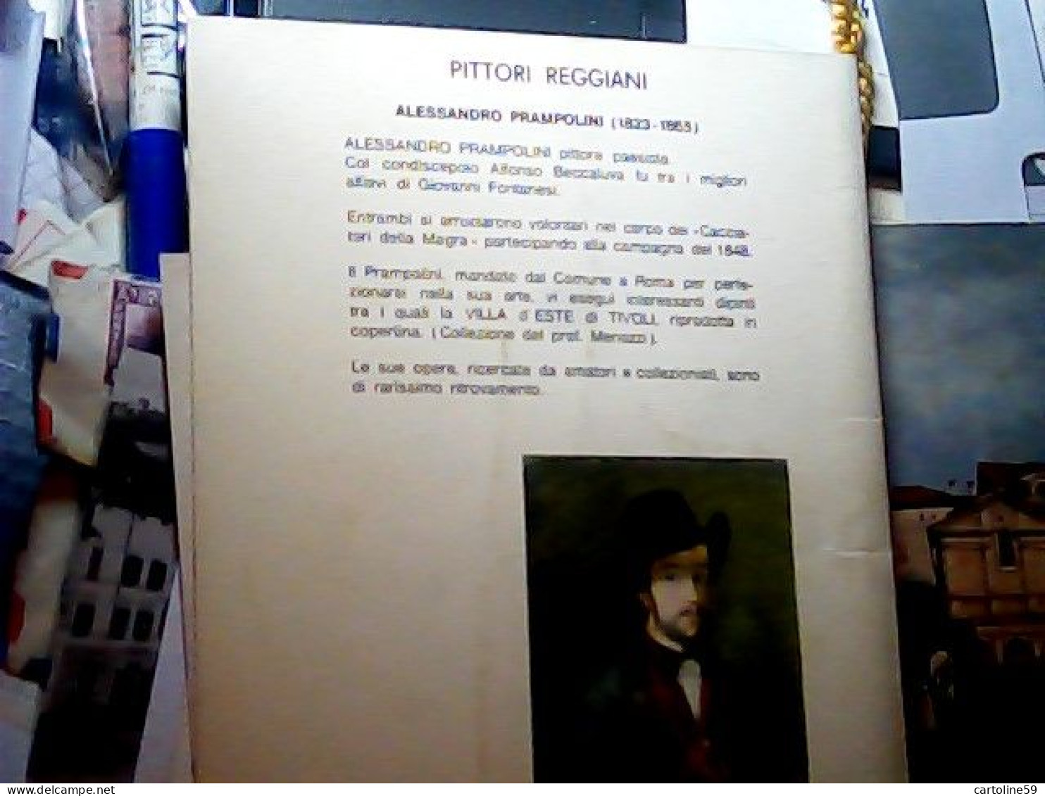 REGGIO EMILIA CIRCOLO DELLA SOCIETA' DEL CASINO CALENDARIO 1966 CONCERTI FESTE PITTORI  JH9729 - Tamaño Grande : 1961-70