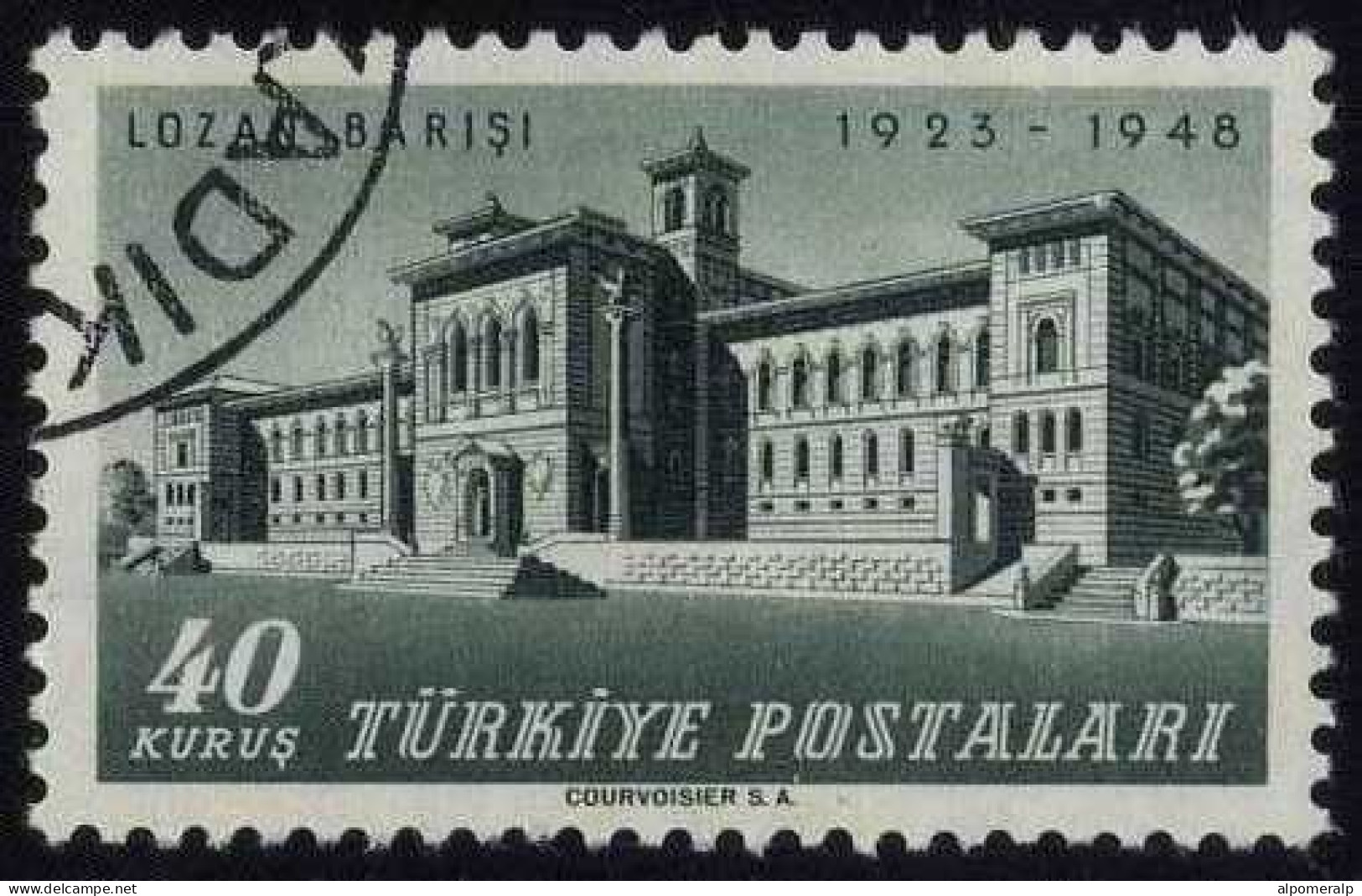 Türkiye 1948 Mi 1219 25th Anniversary Of The Treaty Of Lausanne | Conference Building - Used Stamps