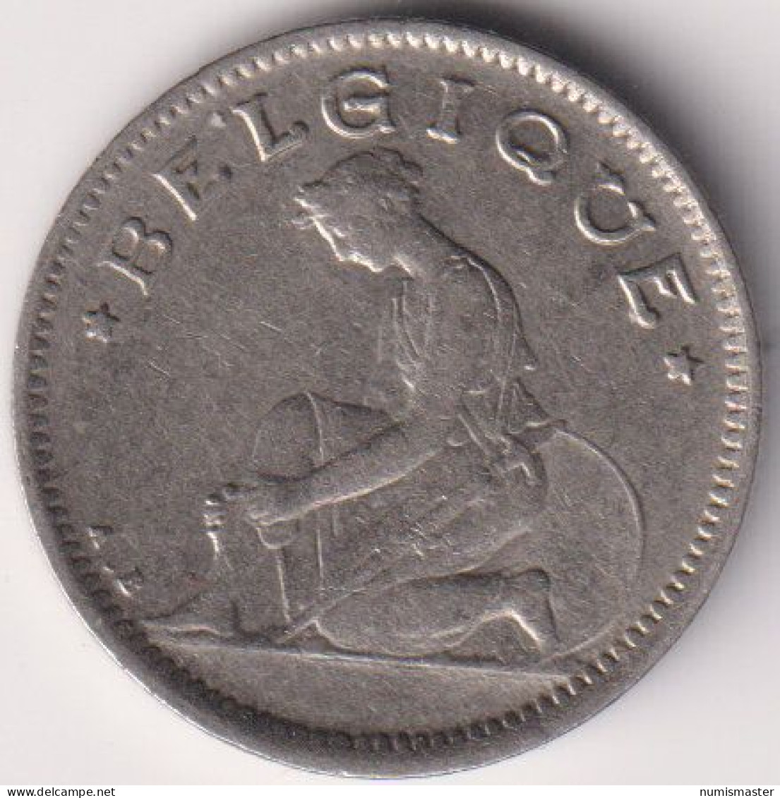 BELGIUM , 50 CENTIMES 1928 , FR - 50 Centimes