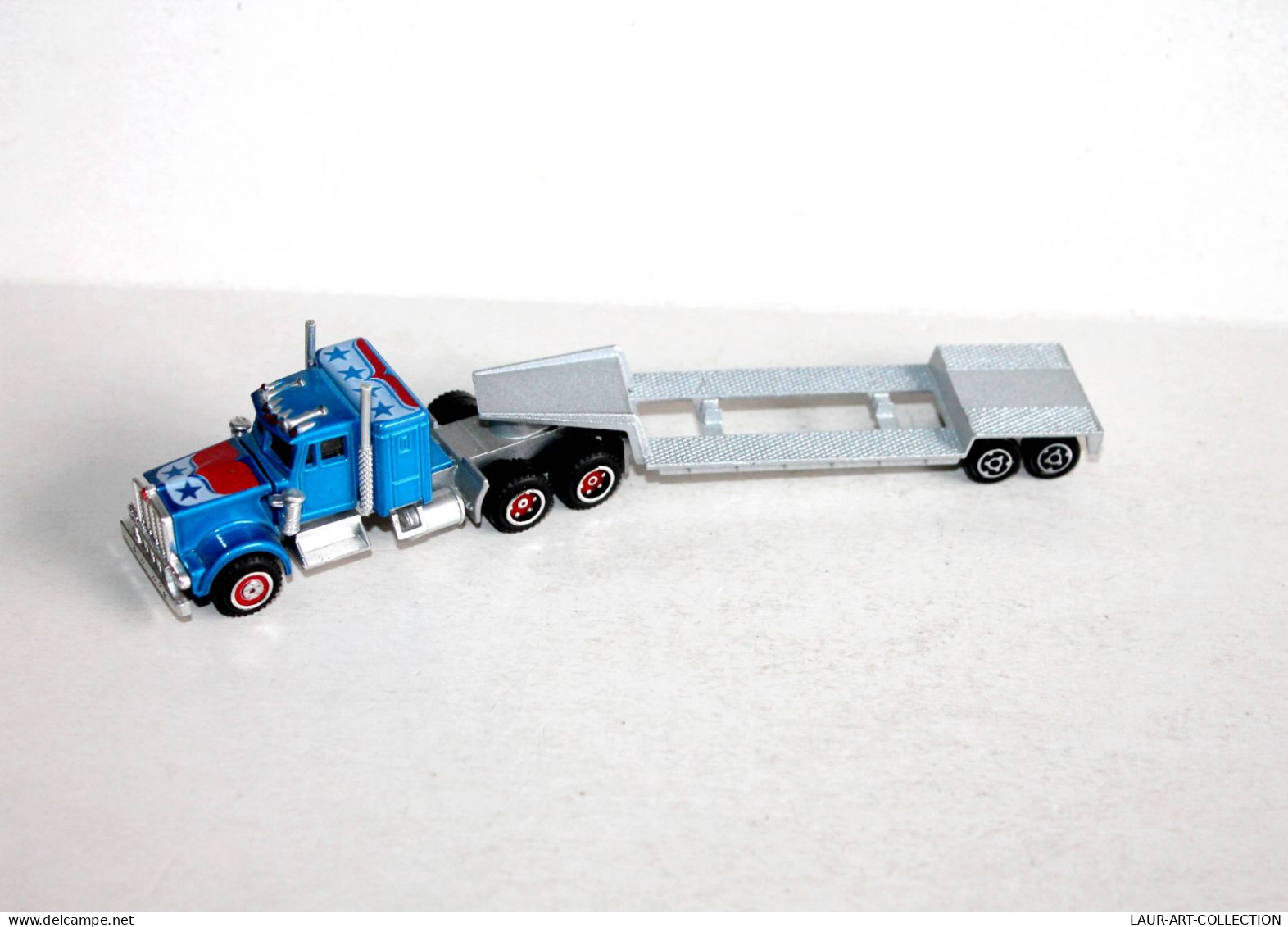 MAJORETTE - DEPANNEUSE, CAMION, POIDS LOURD 1/100 TRACTEUR + PLATEAU TRANSPORT - AUTOMOBILE MINIATURE (1712.85) - Scala 1:87