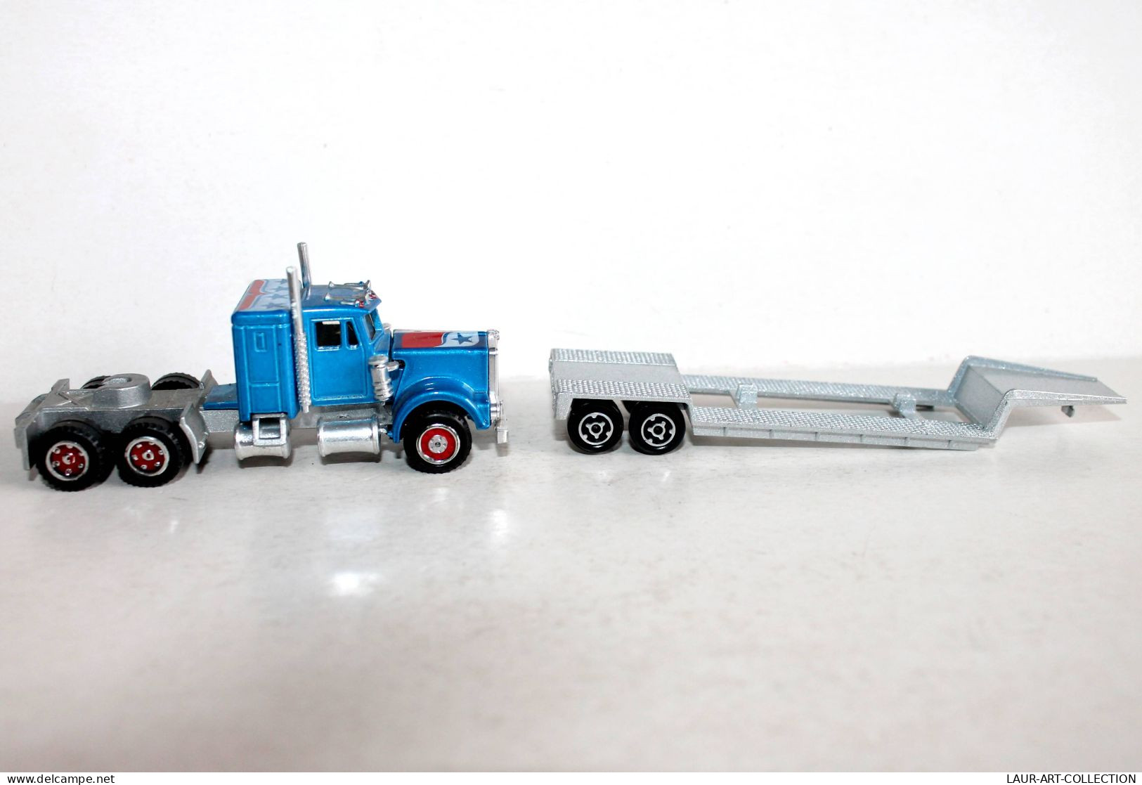 MAJORETTE - DEPANNEUSE, CAMION, POIDS LOURD 1/100 TRACTEUR + PLATEAU TRANSPORT - AUTOMOBILE MINIATURE (1712.85) - Scale 1:87