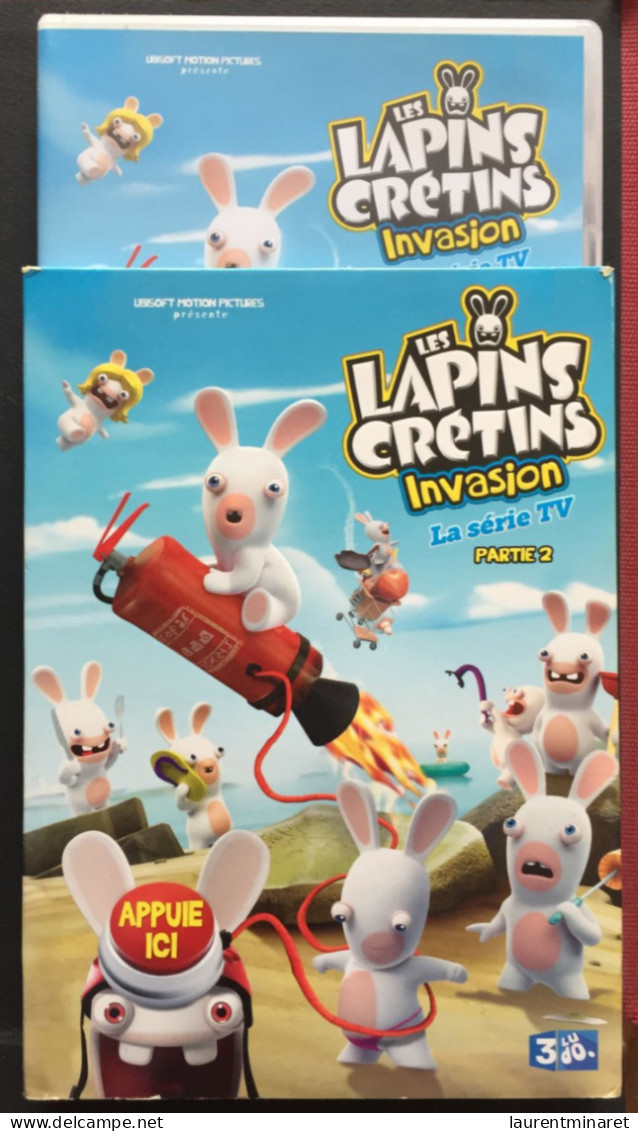 DVD / LES LAPINS CRETINS / INVASION / PARTIE 2 - Dibujos Animados