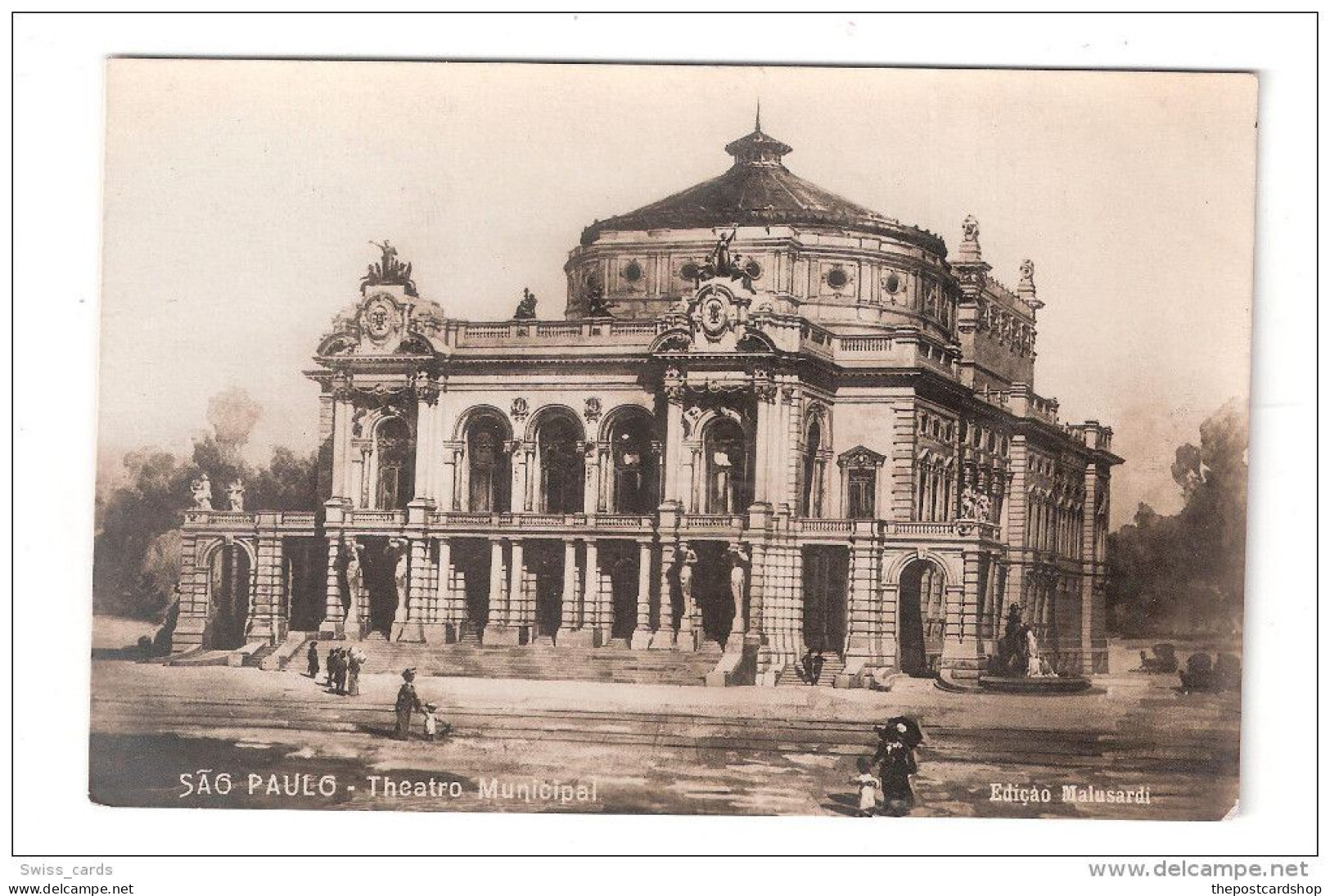 RP Brasil BraziL SAO PAULO RPPC THEATRO MUNICIPAL MUNICIPAL THEATRE UNUSED - São Paulo