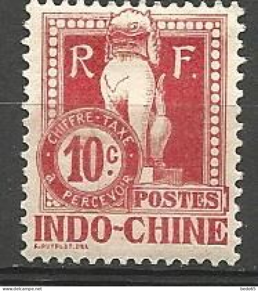 INDOCHINE TAXE N° 8 NEUF*  CHARNIERE / MH - Timbres-taxe