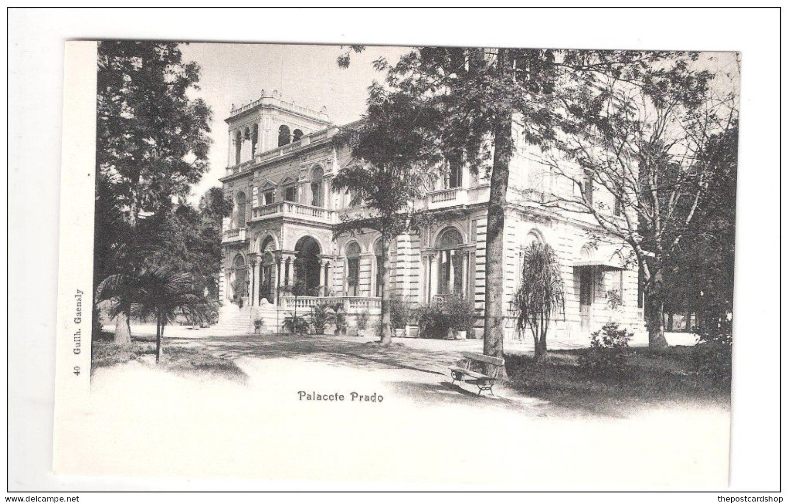 AK Brasil, Brazil, SAO PAULO Palacete Prado Old Postcard UNDIVIDED BACK EARLY UNUSED - São Paulo