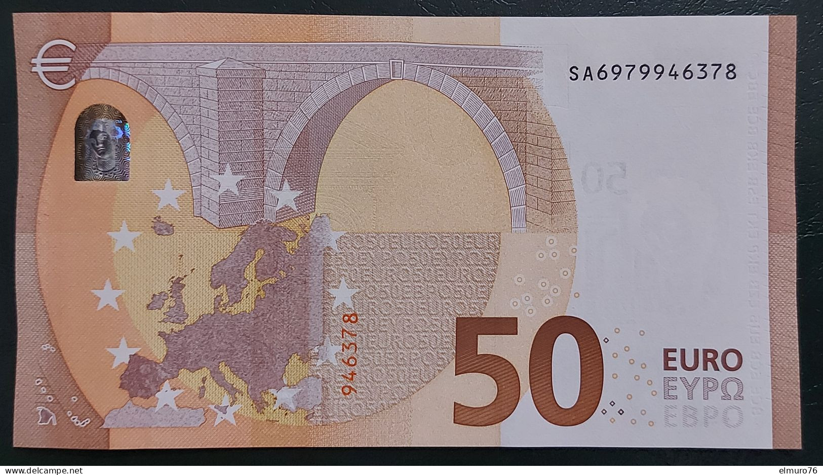 50 EURO S049F5 Italy Lagarde Serie SA Ch 97 Perfect UNC - 50 Euro