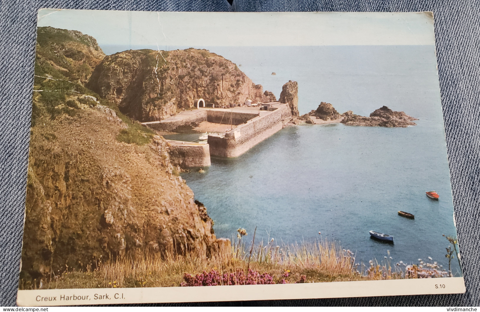 CREUX HARBOUR - SARK - HARBOUR - CPSM CARTE PHOTO FORMAT CPA VIERGE - Sark