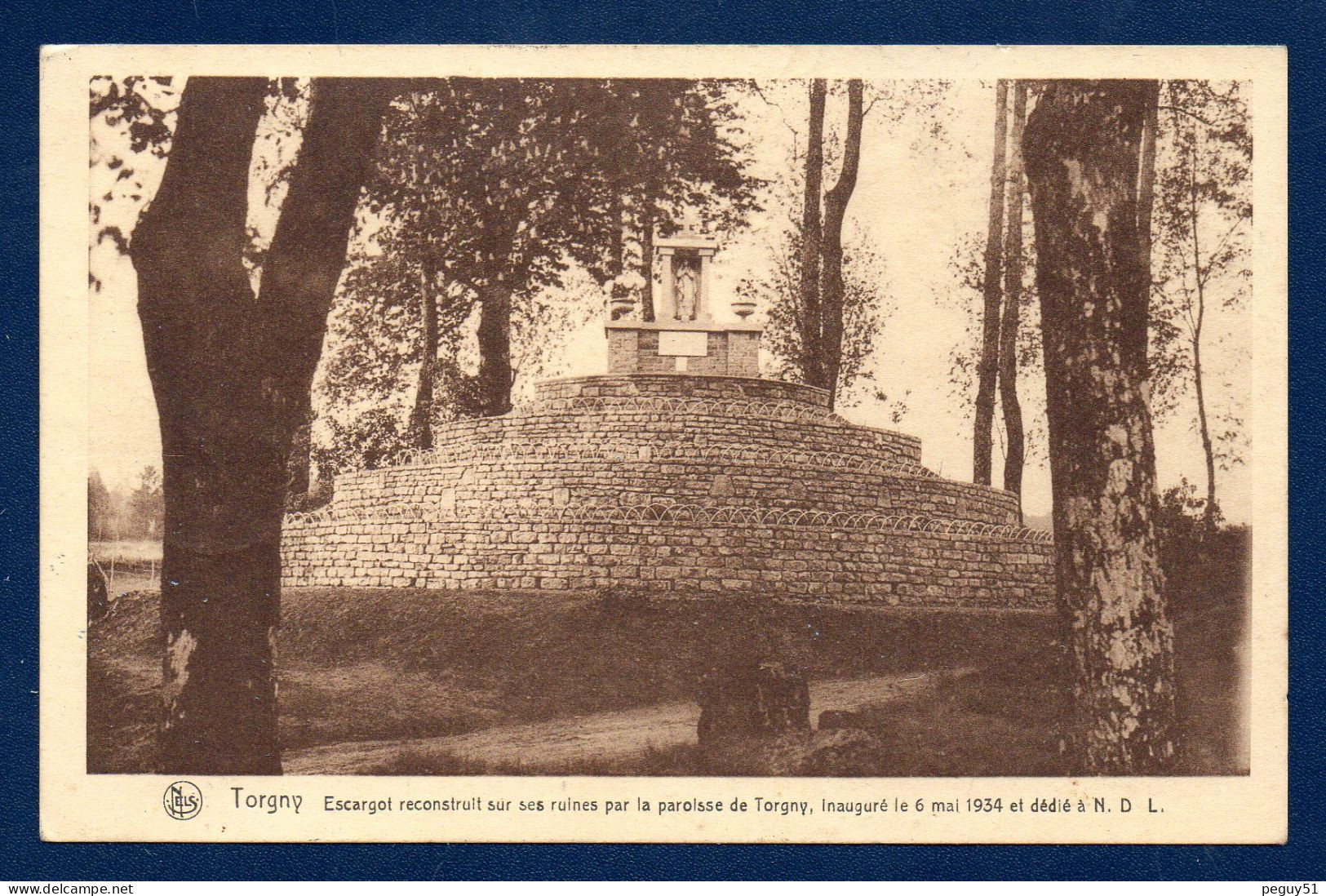 Torgny (Rouvroy). Oratoire En Spirale Reconstruit En 1934 Et Dédié à Notre-Dame De Luxembourg. 1939 - Rouvroy