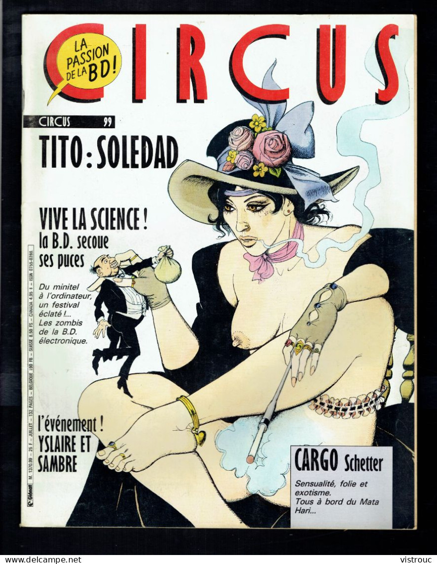 "CIRCUS  N° 99" - GLENAT - 1986. - Circus