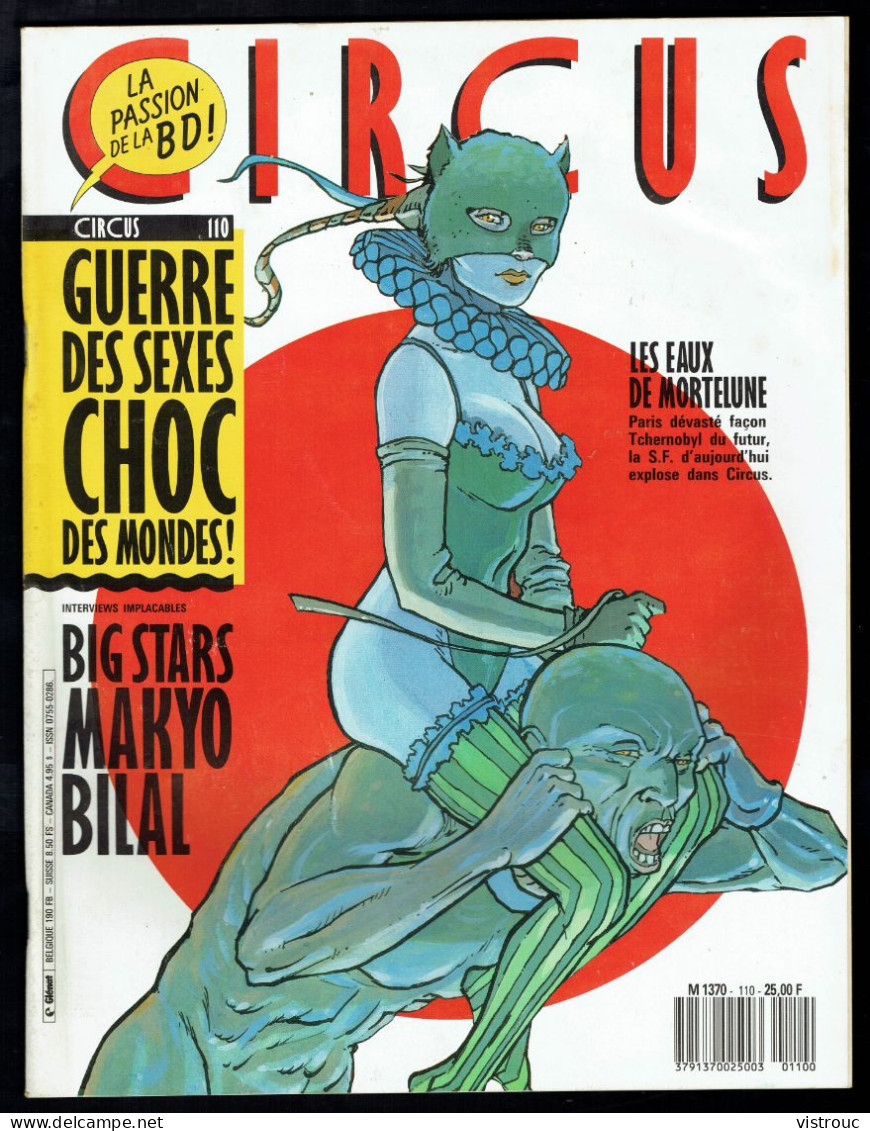 "CIRCUS  N° 110" - GLENAT - 1987. - Circus