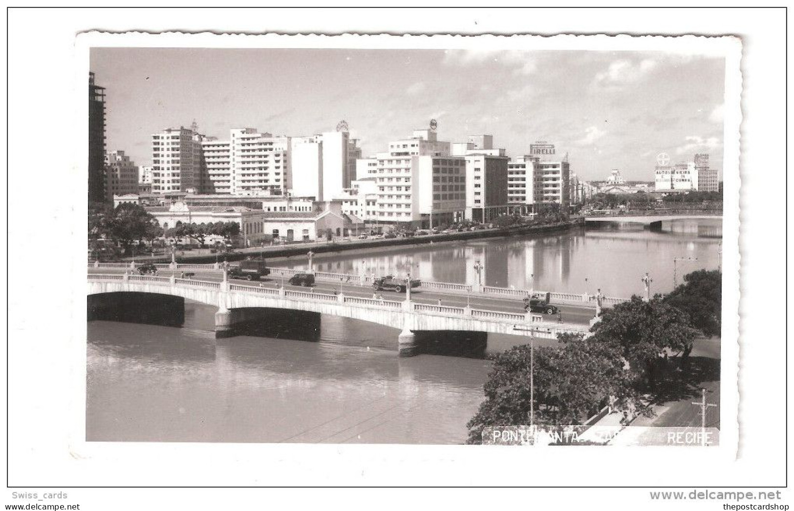 Brasil Brazil RP Recife PONTE SANTA ISABEL -RECIFE UNUSED Plain Back - Recife