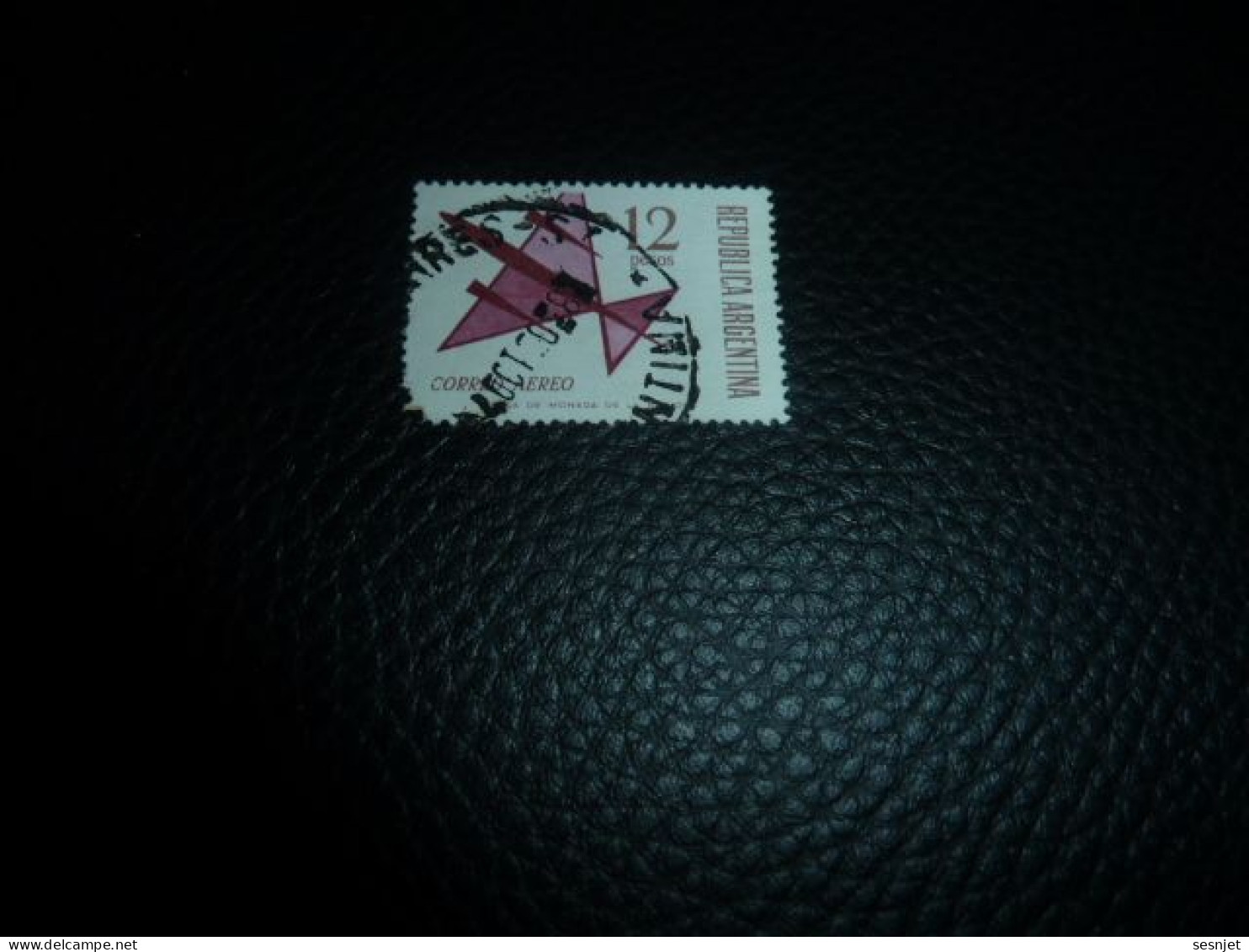 Republica Argentina - Correo Aereo - 12 Pesos - Yt 108 - Brun, Lilas-brun Et Lilas - Oblitéré - Année 1965 - - Used Stamps