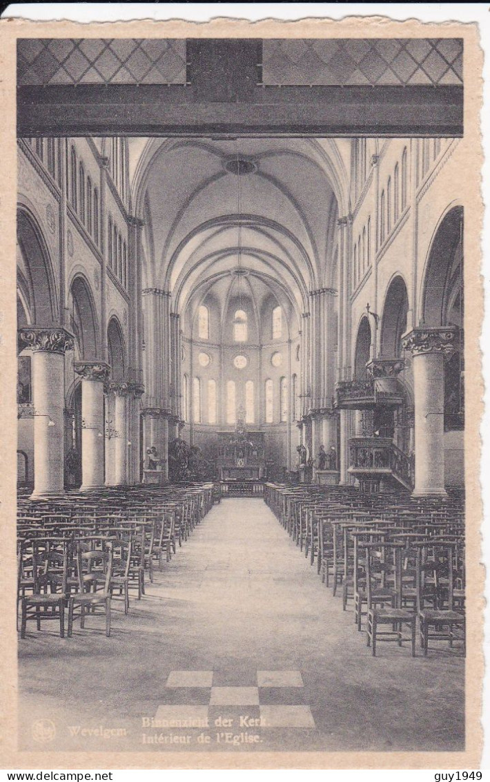 BINNENZICHT VAN DE KERK - Wevelgem