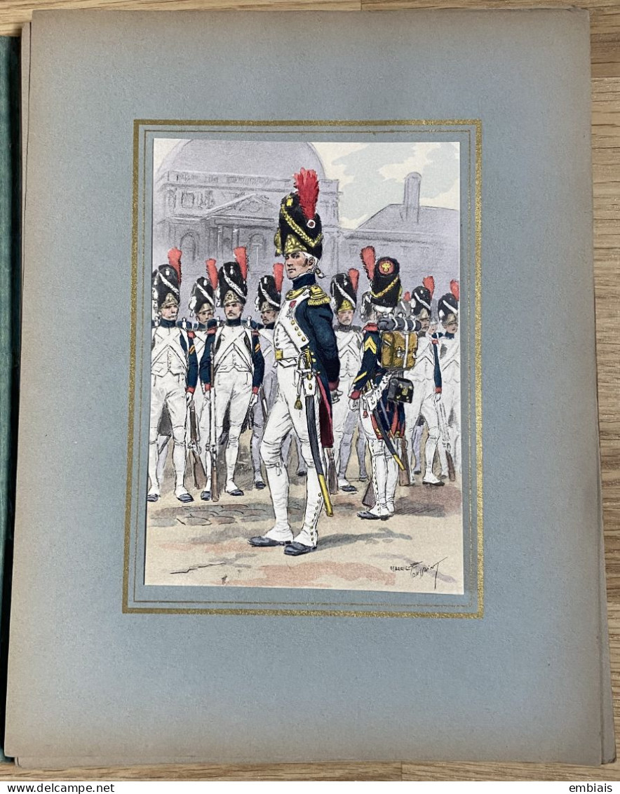 NAPOLÉON 1er et sa Garde par MAURICE TOUSSAINT 15 planches colorées Tirage limité à 350 ex Éditions Militaires... 1942