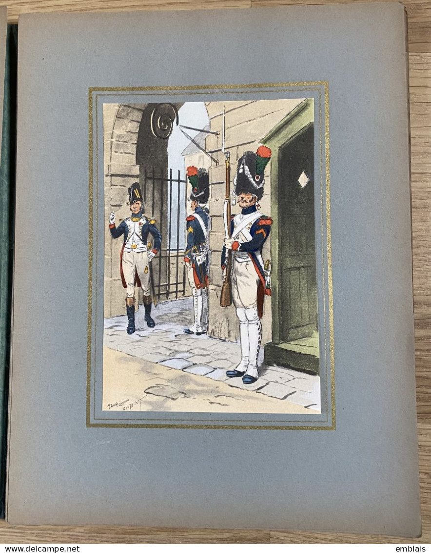 NAPOLÉON 1er et sa Garde par MAURICE TOUSSAINT 15 planches colorées Tirage limité à 350 ex Éditions Militaires... 1942