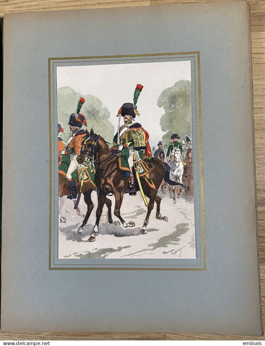 NAPOLÉON 1er et sa Garde par MAURICE TOUSSAINT 15 planches colorées Tirage limité à 350 ex Éditions Militaires... 1942