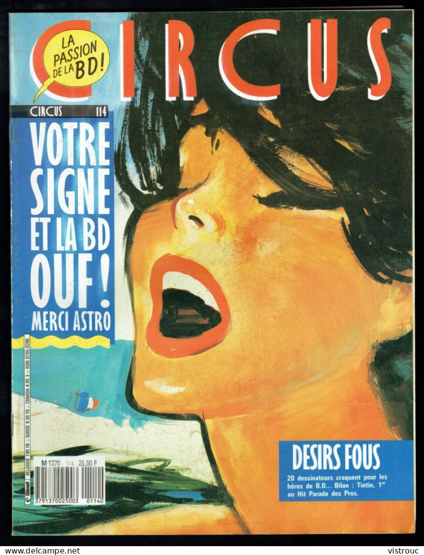 "CIRCUS  N° 114" - GLENAT - 1987. - Circus