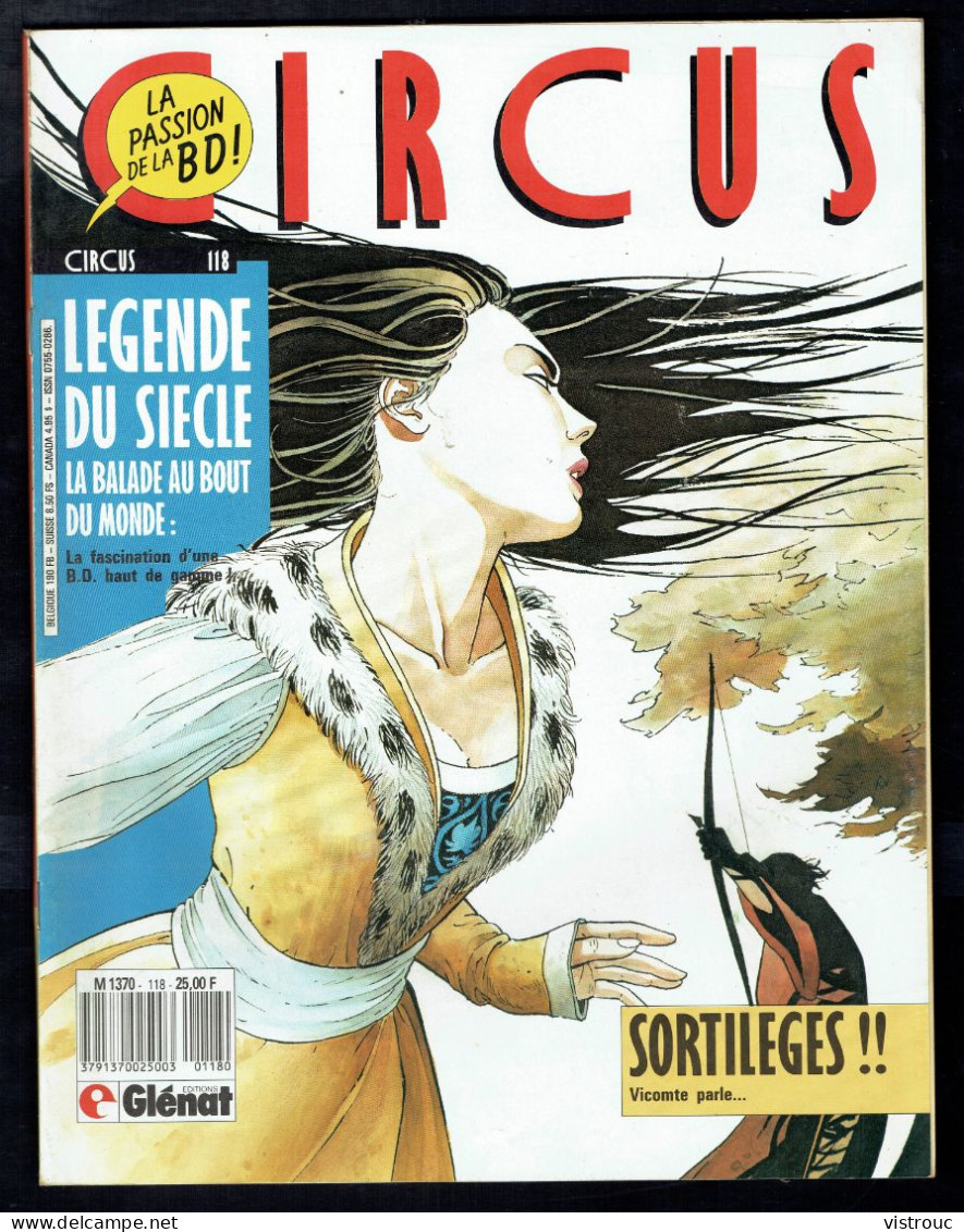"CIRCUS  N° 118" - GLENAT - 1988. - Circus