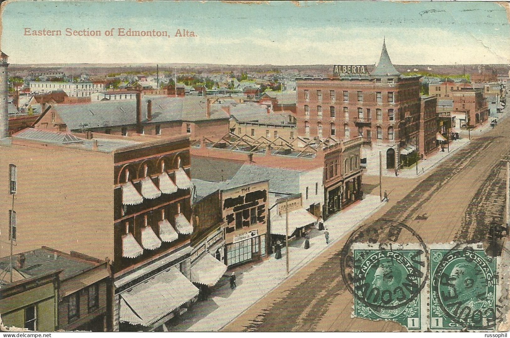 CANADA - EASTERN SECTION OF EDMONTON, ALTA - PUB. VALENTINE - 1913 - Edmonton