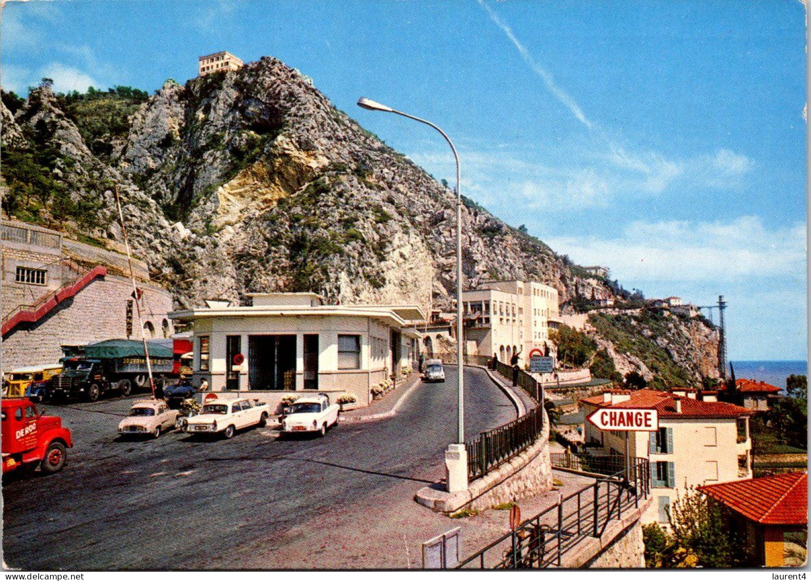 (2 P 59) France - Posted 1966 - Menton - Italy / France Border Post (douane / Customs / Zoll) - Douane